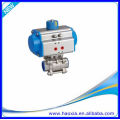 HAOXIA 3 PCS Pneumatic Actuator Ball Valve With High Quality